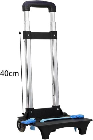 حقيبة ظهر عربة يد ظهر شاحنة يد مع حزام الأمتعة مضغوط قابلة للطي عربة عربة بعجلات للتخييم على السفر ، 2 عجلة وردية in Kuwait