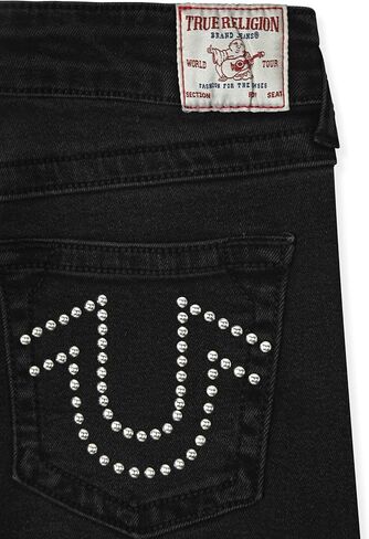 True Religion Girls Fashion Jeans – Premium Designer Denim Pants for Kids, Wide Leg, Cargo, Flare (Sizes 7-14) in Saudi Arabia