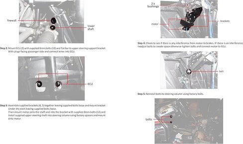 Rugged Front Electric Power Steering Kit for Kawasaki Teryx 800/Teryx4 800, Is A Bolt on System, Gets Rid of Wheel Jerk/Bump Steer When Navigating Rough Terrains (See Fitment Details in Description) in Saudi Arabia