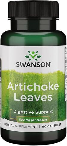 Swanson Artichoke Leaves (Cynara Scolymus) 500 Milligrams 60 Capsules in Kuwait