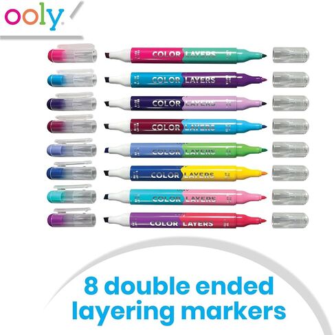Ooly Permanent Fabric Markers Set of 12, Easter Activities for Kids, Fabric Doodlers are for Drawing on Denim Jackets, Light T-Shirts, Book Bags, Backpacks and More in Saudi Arabia