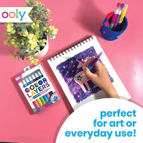 Ooly Permanent Fabric Markers Set of 12, Easter Activities for Kids, Fabric Doodlers are for Drawing on Denim Jackets, Light T-Shirts, Book Bags, Backpacks and More in Saudi Arabia