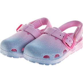 Josmo Kids Soft Glitter Clogs Girls Slippers Slippers Indoor Outdoor Summer Beach Pool Sandals (Size 5-10 Toddler) in Kuwait