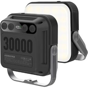 20000mAh LED Camping Lantern,Rechargeable Tent Light, QC3.0/22.5W, 1600LM, 4-Color Switch, IPX5 Waterproof Outdoor Light for Power Failure,Emergency,Camping,Hiking in Kuwait