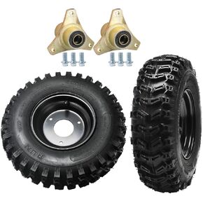 إطارات و kart kart heafty 13x4.10-6 '' go kart rims & rims (2 pack) ، 4 فئة من النايلون عجلة البناء إطار 13x4.10x6 لشاحنة صغيرة الكثبان العربات العربات العربات العرب in Kuwait