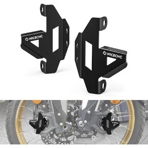 NICECNC Front Brake Caliper Guard Compatible with Honda CRF1100L Africa Twin 2021-2025, CRF1000L Africa Twin Adventure Sports 2016-2019, CRF1100L Africa Twin 2021-2025, See Fitment in Kuwait