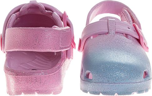 Josmo Kids Soft Glitter Clogs Girls Slippers Slippers Indoor Outdoor Summer Beach Pool Sandals (Size 5-10 Toddler) in Saudi Arabia