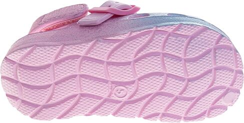 Josmo Kids Soft Glitter Clogs Girls Slippers Slippers Indoor Outdoor Summer Beach Pool Sandals (Size 5-10 Toddler) in Saudi Arabia