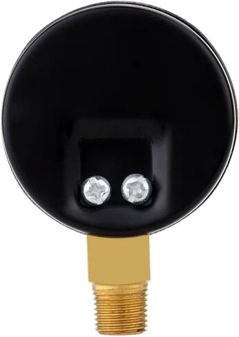 Pressure Gauge - 0~30 Psi 0~2 Bar Mini Dial Gauge Compressor Meters Hydraulic Pressure Gauge Gage Double Scale Black in Saudi Arabia