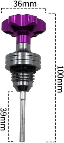 1PCS دراجة نارية زيت حشو DIPSTICK الحشو بوتقة زيت المرافق المقياس متوافق مع GY6 125 150 (الذهب) in Kuwait