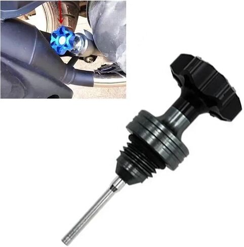 1PCS دراجة نارية زيت حشو DIPSTICK الحشو بوتقة زيت المرافق المقياس متوافق مع GY6 125 150 (الذهب) in Kuwait