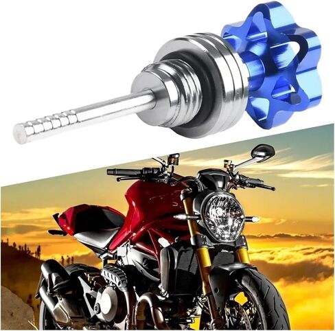 1PCS دراجة نارية زيت حشو DIPSTICK الحشو بوتقة زيت المرافق المقياس متوافق مع GY6 125 150 (الذهب) in Kuwait