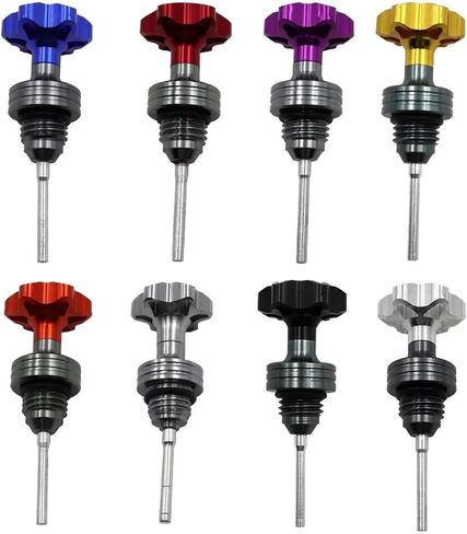1PCS دراجة نارية زيت حشو DIPSTICK الحشو بوتقة زيت المرافق المقياس متوافق مع GY6 125 150 (الذهب) in Kuwait
