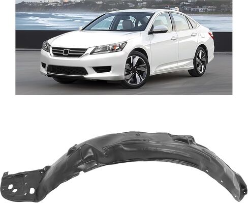 Hecasa Front Inner Fender Liner متوافق مع استبدال Honda Accord Sedan 2013-2015 ، SPLASH Shield Guard Side Right Side in Saudi Arabia