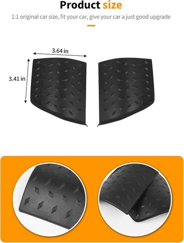 Hoolcar Black Cowl Body Armor Cover Fit for Jeep Wrangler TJ 1997 1998 1999 2000 2001 2002 2003 2004 2005 2006 Side Body Cowling Armor Guard in Saudi Arabia