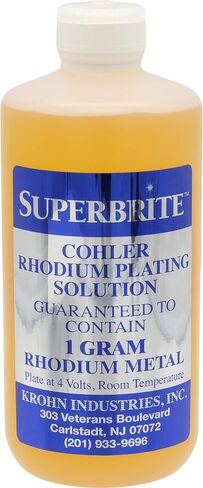 SuperBrite Rhodium Plating Solution 1/2 Gram or 1 Gram Professional Jewelers Tool (1 Gram) in Saudi Arabia