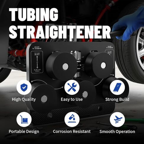 Tubing Straightener, 3/16" - 1.0" Diameters Brake Line Straightener Wire Straightener and Tube Straightener Tool for Brake Line, Fuel Line, Copper Tube and Aluminum Tube in Saudi Arabia