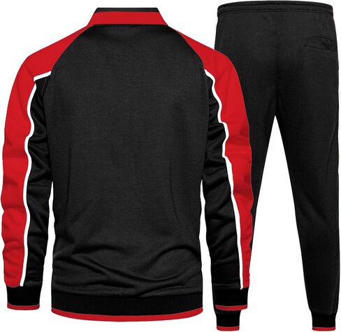 MANTORS Mens Track Suits 2 Piece Set Full Zip Tracksuit Sweat Suits in Kuwait