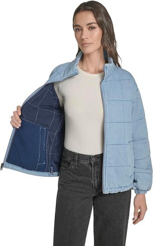 Levi's Women's Box Quilted Cotton Jacket in Saudi Arabia