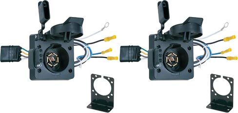 Hopkins Towing Solutions 47185 Multi-Tow 4 Flat to 7 Blade and 4 Flat Adapter in Saudi Arabia