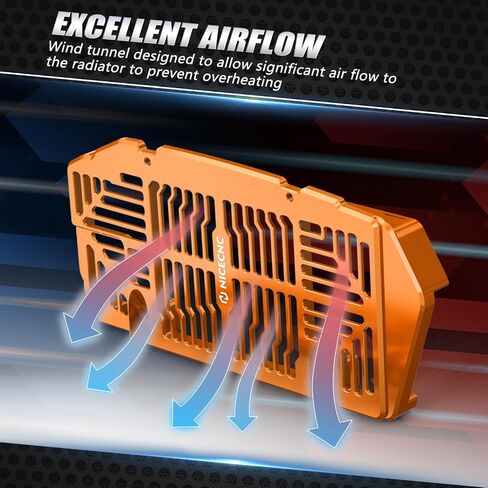 NiceCnc Black Gardaiater Guards Cover Coverer Accompated مع KTM 125-450 XC SX XCF SXF 2023-24 150-500 EXCF XCW XCF-W XW-F 2024 ، متوافق مع Husqvarna 125-450 FC FX TC 23-24 ، راجع Fitment in Kuwait