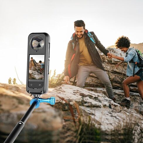 PULUZ Sports Camera Carring Case for DJI Osmo Action 4/3,Portable Mini Body Bag Case EVA Hard Shell Travel Case Lens Protector for Osmo Action 4/3 for Selfie Stick Tripod Protective Accessory in Kuwait