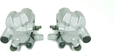 Monster Loaded Front Brake Calipers for Honda TRX250X/EX & TRX400X/EX, Left & Right, Precision Machined, Quiet Operation, Corrosion Resistant, Optimal Braking in Saudi Arabia