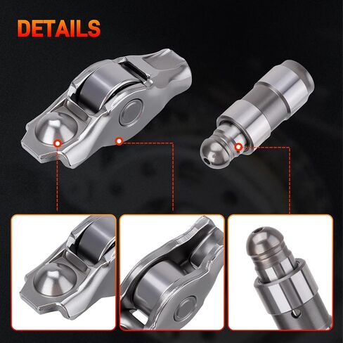 Rocker Arm و Lafter Kit 12pcs متوافق مع Chrysler 200 300 ، Dodge Avenger Challenger Charger Journey ، Jeep Grand Cherokee Wrangler ، RAM 1500 Promaster 3.6L يحل محل # 5184296AH 5184332AA in Kuwait