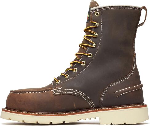 Thorogood 1957 Series – Waterproof – 8" Steel Safety Toe – Moc Toe Maxwear 90 Men's Durable Work Boots for Tough Jobs in Saudi Arabia