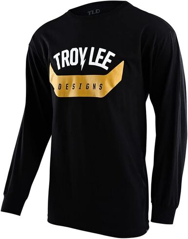 Troy Lee Designs قميص الأكمام الطويلة (xx-large) (أسود) in Saudi Arabia