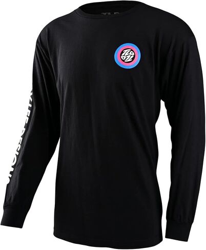 Troy Lee Designs Spun Long Sleeve Shirt (Large) (Black) in Saudi Arabia