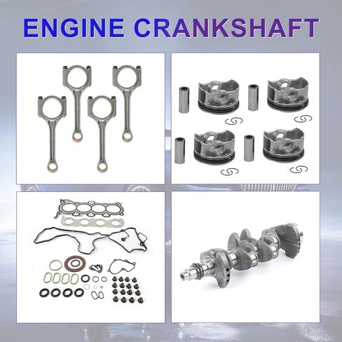 G4NA 2.0L Rebuil Rebuild Kit W/Crankshaved Piston Fits for Hyundai Elantra Tucson ، Kia Forte Soul 2014 2015 2017 2018 2018 2019 2.0L L4 DoHC OE 623V6-2EH00 20910-2EA00 23410-2E500 in Saudi Arabia