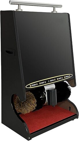 100W Automatic Shoe Polisher - Electric Shoe Cleaner with Low Noise Induction Brush - Perfect for Hotels & Commercial Use - Fast & Efficient Shoe Care Solution in Saudi Arabia