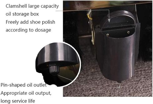 100W Automatic Shoe Polisher - Electric Shoe Cleaner with Low Noise Induction Brush - Perfect for Hotels & Commercial Use - Fast & Efficient Shoe Care Solution in Saudi Arabia