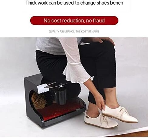 Automatic Shoe Polisher Machine - Electric Induction Polisher for Home & Commercial Use - Fast, Convenient, and Efficient Shoe Cleaning (Black) in Saudi Arabia