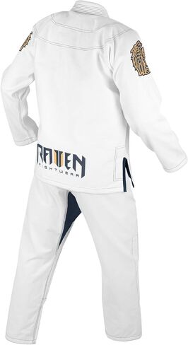 Raven Fightwear Men's Ulfhedinn Nordic Wolf Brazilian Jiu Jitsu Uniform Premium BJJ Gi in Saudi Arabia