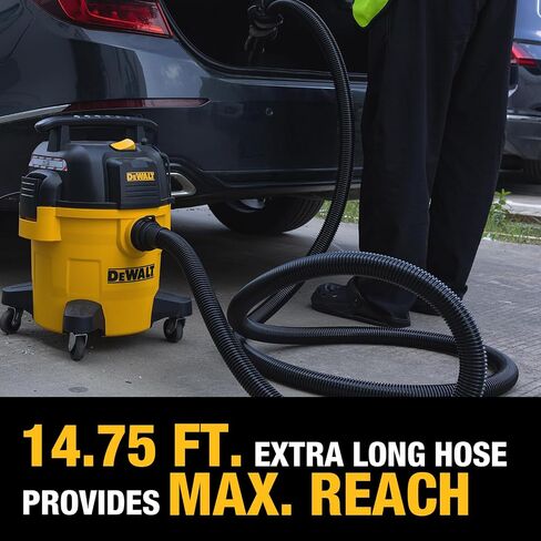 DEWALT Car Cleaning Accessory Kit, 8PCS Wet/Dry Vacuum Attachments for Efficient Cleaning, Compatible with Most Wet/Dry Vacs, DXVA13-0801 in Saudi Arabia