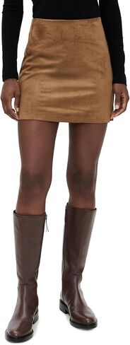 Z تزويد Ciera Faux Suede Mini Skirt in Saudi Arabia