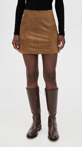 Z تزويد Ciera Faux Suede Mini Skirt in Saudi Arabia