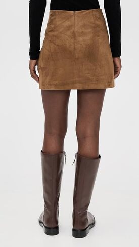 Z تزويد Ciera Faux Suede Mini Skirt in Saudi Arabia