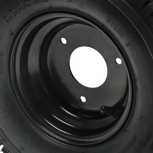 13x5.00-6 '' Wheel Tyre & Rim ، 13x5.00x6 الإطار بلا أنبوب مع سبيكة فولاذية 17 مم من العجلات الأمامية لـ Go Kart Buggy Mini Bike Quad Riding Mawn Mown رباعي العجلات (يشمل مفصل التوجيه) in Saudi Arabia