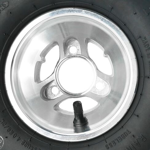 5" Racing Go Kart Wheels Tire Front 10x4.50-5 and Rear 11x7.10-5 Rain Tires and Rims for Go Cart ATV Quad Buggy 4 Wheeler Drift Trike Golf Cart Mini Bike Racer Tire 3 Lug 50mm in Saudi Arabia