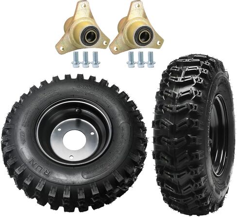 إطارات و kart kart heafty 13x4.10-6 '' go kart rims & rims (2 pack) ، 4 فئة من النايلون عجلة البناء إطار 13x4.10x6 لشاحنة صغيرة الكثبان العربات العربات العربات العرب in Kuwait