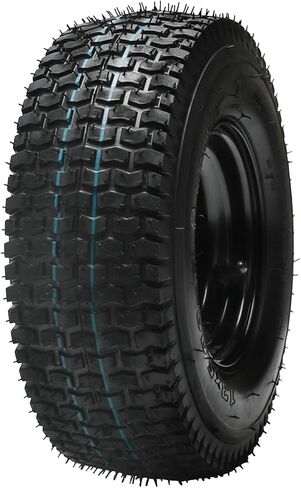 13x5.00-6 '' Wheel Tyre & Rim ، 13x5.00x6 الإطار بلا أنبوب مع سبيكة فولاذية 17 مم من العجلات الأمامية لـ Go Kart Buggy Mini Bike Quad Riding Mawn Mown رباعي العجلات (يشمل مفصل التوجيه) in Saudi Arabia