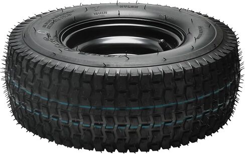 13x5.00-6 '' Wheel Tyre & Rim ، 13x5.00x6 الإطار بلا أنبوب مع سبيكة فولاذية 17 مم من العجلات الأمامية لـ Go Kart Buggy Mini Bike Quad Riding Mawn Mown رباعي العجلات (يشمل مفصل التوجيه) in Saudi Arabia