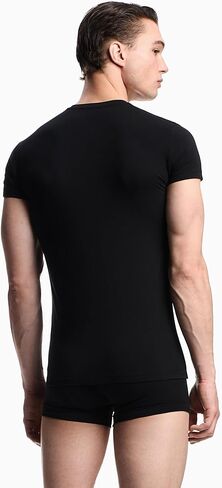 Emporio Armani Men's Mega Logo T Shirt and Trunk Set in Saudi Arabia