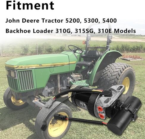 12V RE62418 مرشح الوقود متوافق مع الجرار 5200 5300 5400 ، Loader Backhoe 310G 315SG 310E استبدال FS19860 RE503254 BF7675D 1561200 FS19831 FS551423 in Kuwait