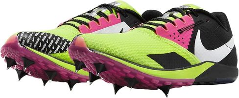 منافسة Nike Zoom XC 6 للرجال عبر البلاد "Volt Hyper Pink" (DX7999-700)-حجم 11.5 in Saudi Arabia