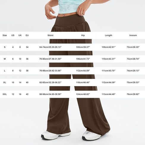 Wide Leg Yoga Pants for Women Comfy Travel Pant Loose Casual Jogger Workout Sweatpant Cozy Lounge Pajama with Pockets in Saudi Arabia