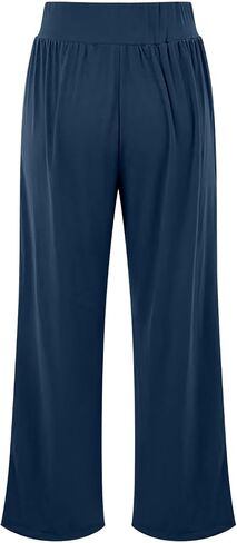 Wide Leg Yoga Pants for Women Comfy Travel Pant Loose Casual Jogger Workout Sweatpant Cozy Lounge Pajama with Pockets in Saudi Arabia